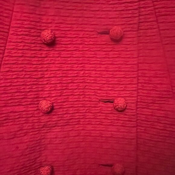 Vintage 1960s riche red coat Mink fur - Picture 6 of 14